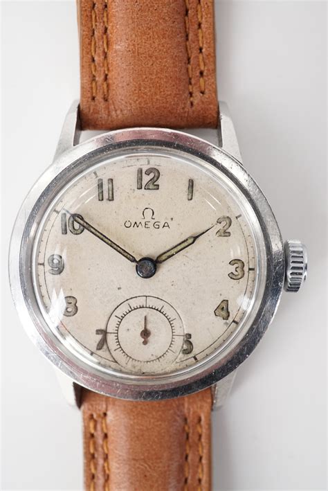 1940 omega watch value|1940s omega military watch.